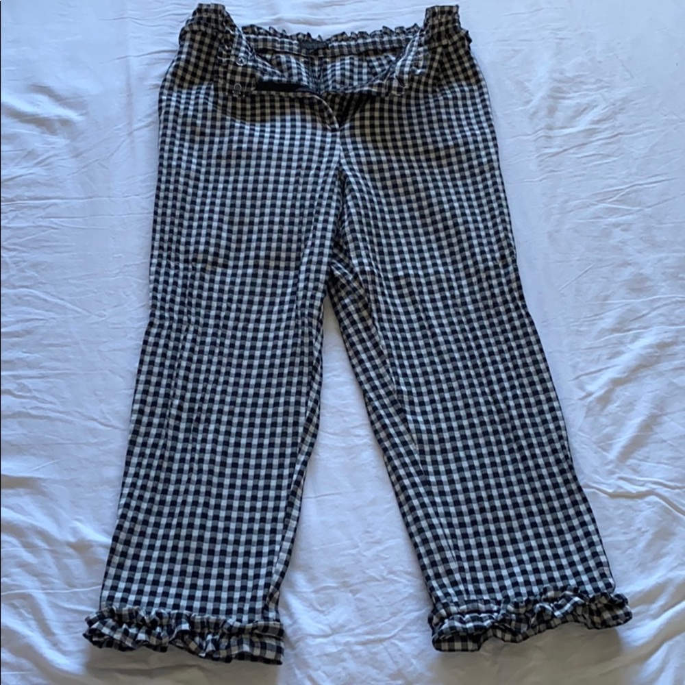 Topshop gingham pants
